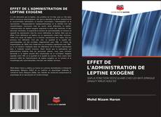Обложка EFFET DE L'ADMINISTRATION DE LEPTINE EXOGÈNE