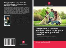 Portada del libro de Terapia de lata como meio de reabilitação para crianças com paralisia cerebral