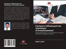 Обложка Facteurs influençant les intentions d'investissement
