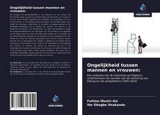 Portada del libro de Ongelijkheid tussen mannen en vrouwen: