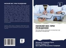 Bookcover of НИЗКИЙ ВЕС ПРИ РОЖДЕНИИ