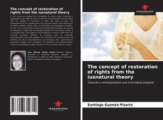 Borítókép a  The concept of restoration of rights from the iusnatural theory - hoz