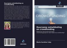 Portada del libro de Duurzame ontwikkeling en crowdfunding