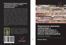 Bookcover of Wyjaśnienie dylematu związanego z mieszkalnictwem o niskich dochodach w Afryce Subsaharyjskiej