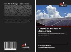 Couverture de Libertà di stampa o democrazia