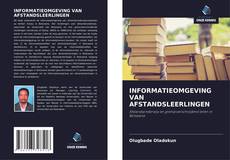 Обложка INFORMATIEOMGEVING VAN AFSTANDSLEERLINGEN