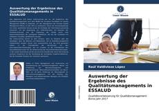 Portada del libro de Auswertung der Ergebnisse des Qualitätsmanagements in ESSALUD