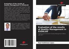 Buchcover von Evaluation of the results of Quality Management in ESSALUD