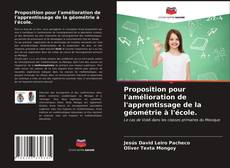 Capa do livro de Proposition pour l'amélioration de l'apprentissage de la géométrie à l'école. 