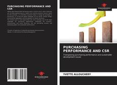 Capa do livro de PURCHASING PERFORMANCE AND CSR 