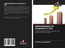 Portada del libro de PERFORMANCE DI ACQUISTO E CSR