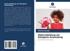 Buchcover von Abdruckbildung als Kategorie Anwendung