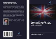 Bookcover of Immigratiebeleid van Angelsaksische landen