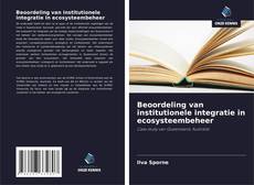 Обложка Beoordeling van institutionele integratie in ecosysteembeheer