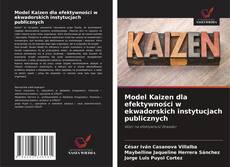Buchcover von Model Kaizen dla efektywności w ekwadorskich instytucjach publicznych