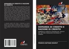 Buchcover von DOMANDA DI CREDITO E RAZIONE DI CREDITO