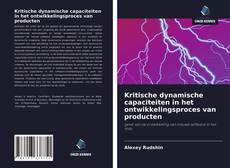 Buchcover von Kritische dynamische capaciteiten in het ontwikkelingsproces van producten