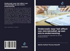 Bookcover of Onderzoek naar het effect van microkrediet op een micro-onderneming