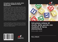 Capa do livro de Istruzione estesa di studio delle parole con studenti di terza elementare 