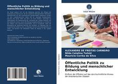 Capa do livro de Öffentliche Politik zu Bildung und menschlicher Entwicklung 