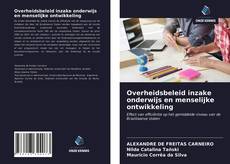 Bookcover of Overheidsbeleid inzake onderwijs en menselijke ontwikkeling