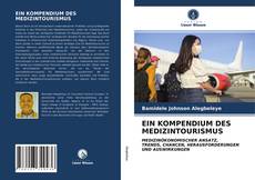 EIN KOMPENDIUM DES MEDIZINTOURISMUS kitap kapağı