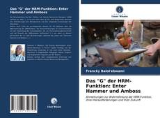 Portada del libro de Das "G" der HRM-Funktion: Enter Hammer und Amboss