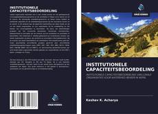 Bookcover of INSTITUTIONELE CAPACITEITSBEOORDELING
