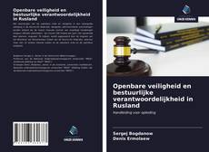 Bookcover of Openbare veiligheid en bestuurlijke verantwoordelijkheid in Rusland