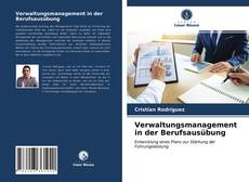 Verwaltungsmanagement in der Berufsausübung kitap kapağı