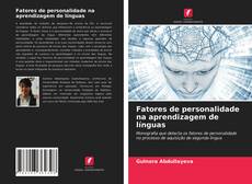 Portada del libro de Fatores de personalidade na aprendizagem de línguas