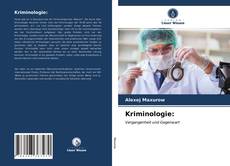 Copertina di Kriminologie: