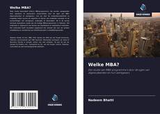 Bookcover of Welke MBA?