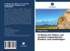 Обложка CI-Memo für Eltern von cochlea-implantierten Kindern und Audiologen