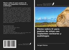 Capa do livro de Memo sobre IC para padres de niños con implantes cocleares y audiólogos 