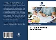 Couverture de GRUNDLAGEN DER FORSCHUNG