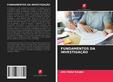 Buchcover von FUNDAMENTOS DA INVESTIGAÇÃO