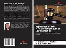 Copertina di Application of the Monitorio Procedure in South America