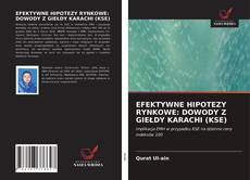 EFEKTYWNE HIPOTEZY RYNKOWE: DOWODY Z GIEŁDY KARACHI (KSE) kitap kapağı