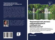 Bookcover of Черноморский регион: зарождающееся сообщество безопасности?