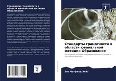 Buchcover von Стандарты грамотности в области ювенальной юстиции Образование