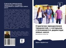 Bookcover of Стратегии преодоления трудностей, с которыми сталкиваются директора новых школ