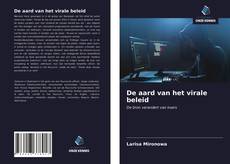 Portada del libro de De aard van het virale beleid