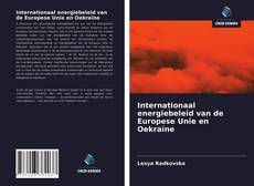 Bookcover of Internationaal energiebeleid van de Europese Unie en Oekraïne