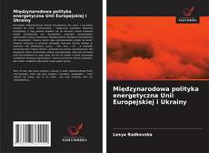 Międzynarodowa polityka energetyczna Unii Europejskiej i Ukrainy kitap kapağı