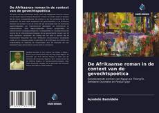 Bookcover of De Afrikaanse roman in de context van de gevechtspoëtica