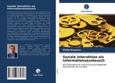 Buchcover von Soziale Interaktion als Informationsaustausch