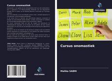 Bookcover of Cursus onomastiek