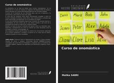 Buchcover von Curso de onomástica
