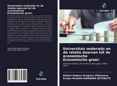 Bookcover of Universitair onderwijs en de relatie daarvan tot de economische Economische groei: